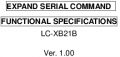 Icon of LC-XB21B RS-232 Extended Serial Commands